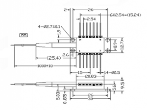 CWDM DFB Butterfly Laser Diode